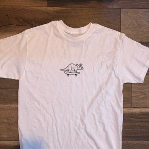 Hand-painted Skating Dinosaur T-Shirt